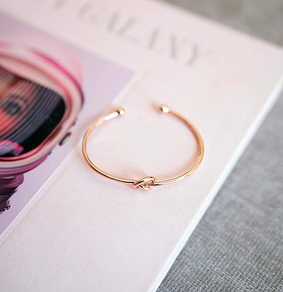 Liebe Knoten Unendlichkeit Armband | Gold