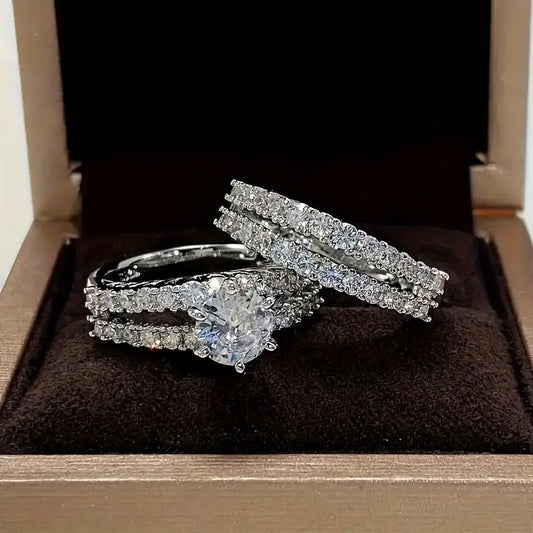 Ewig Glanz Ring-Set | Gold