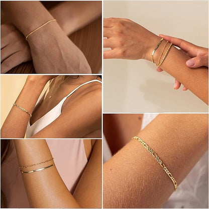 Isabella Vernetta Armband Set | Gold