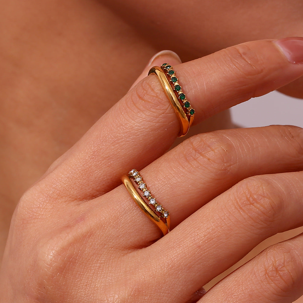 Adeline Diamant Imitat Goldring