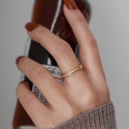 Gabrielle Diamant Imitat Goldring