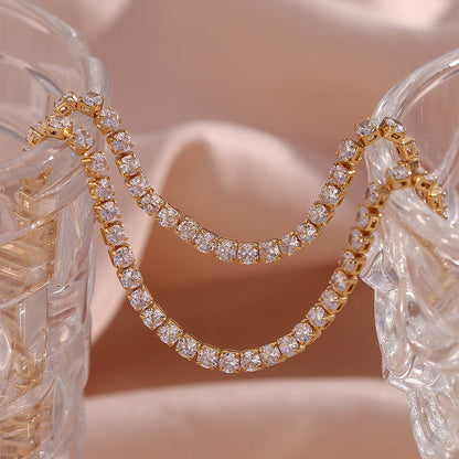 Isolde Diamant Tennishalskette