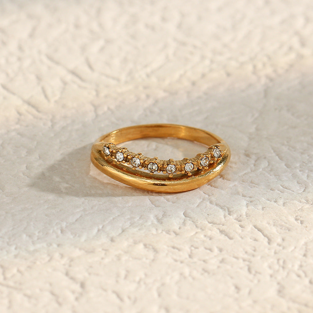 Adeline Diamant Imitat Goldring